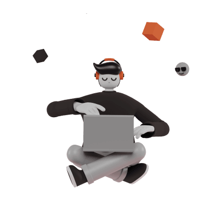 Man with cubes